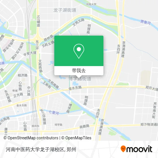 河南中医药大学龙子湖校区地图