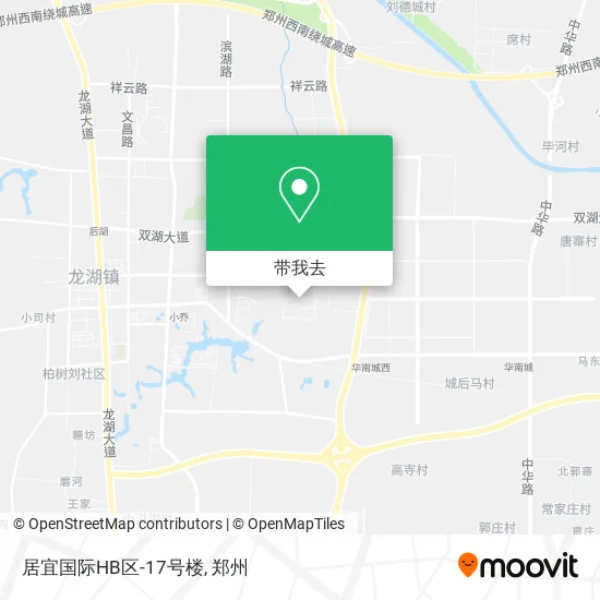 居宜国际HB区-17号楼地图