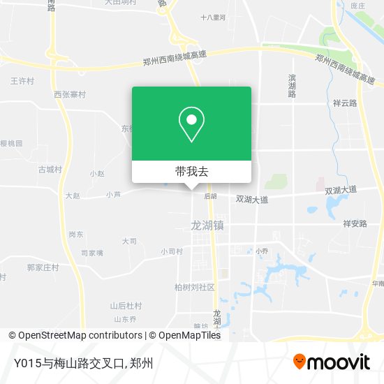 Y015与梅山路交叉口地图