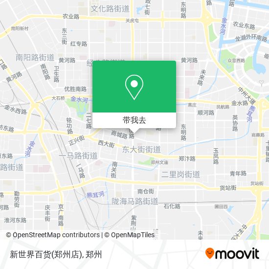 新世界百货(郑州店)地图