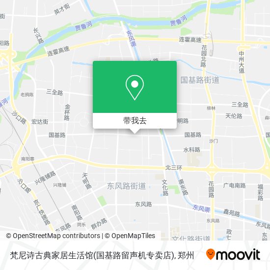 梵尼诗古典家居生活馆(国基路留声机专卖店)地图