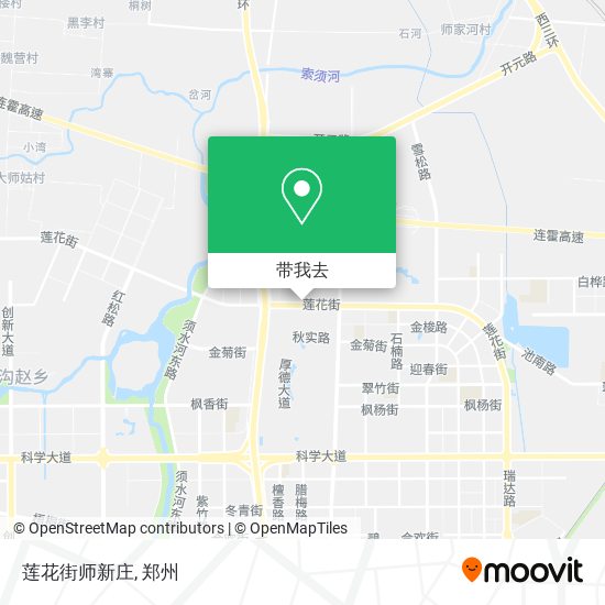 莲花街师新庄地图