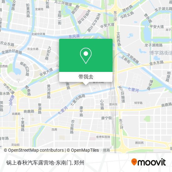 锅上春秋汽车露营地-东南门地图