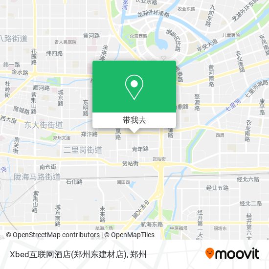 Xbed互联网酒店(郑州东建材店)地图