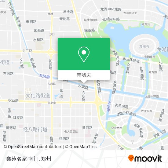 鑫苑名家-南门地图