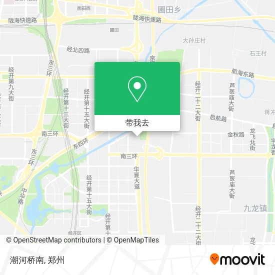 潮河桥南地图
