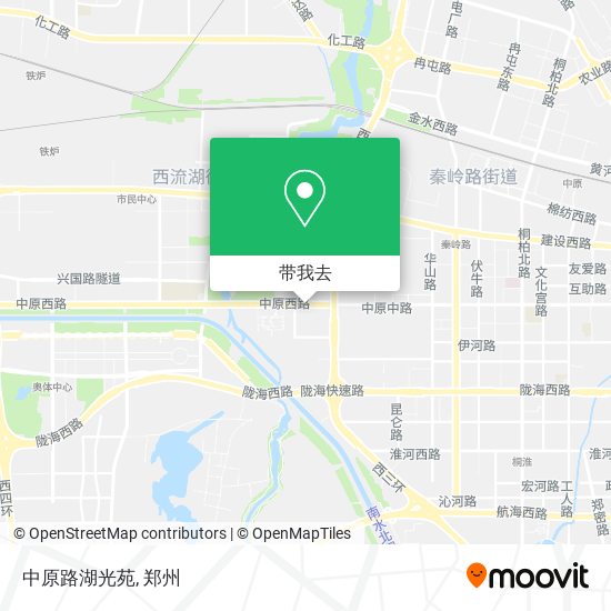 中原路湖光苑地图