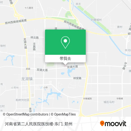 河南省第二人民医院医技楼-东门地图