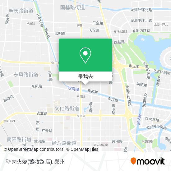 驴肉火烧(蓄牧路店)地图