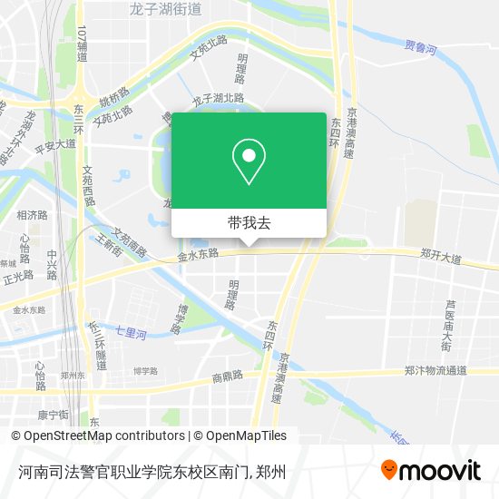 河南司法警官职业学院东校区南门地图
