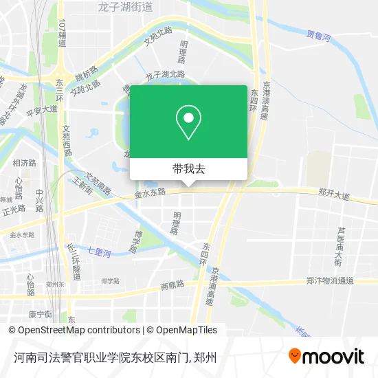 河南司法警官职业学院东校区南门地图