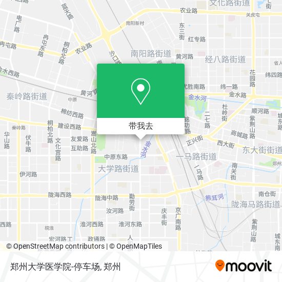 郑州大学医学院-停车场地图