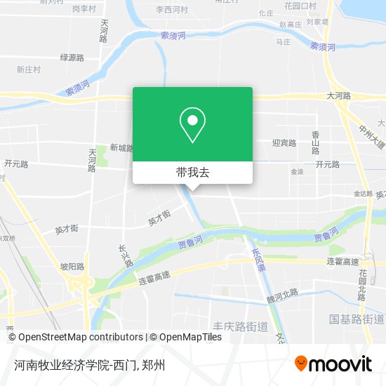 河南牧业经济学院-西门地图