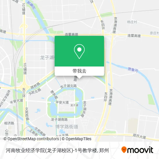 河南牧业经济学院(龙子湖校区)-1号教学楼地图