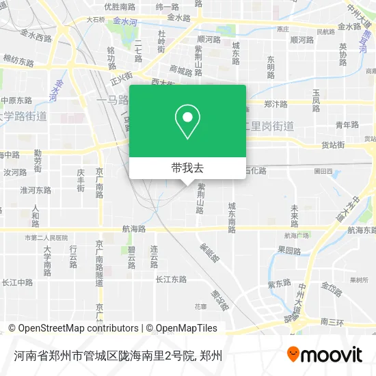 河南省郑州市管城区陇海南里2号院地图