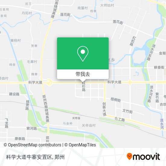 科学大道牛寨安置区地图