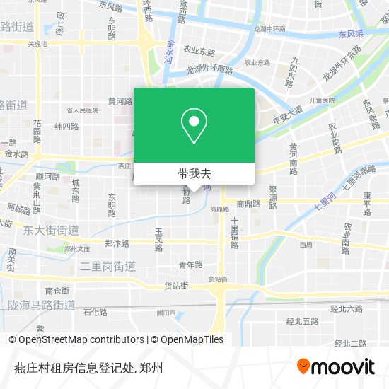 燕庄村租房信息登记处地图