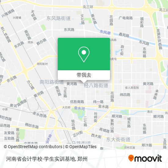 河南省会计学校-学生实训基地地图