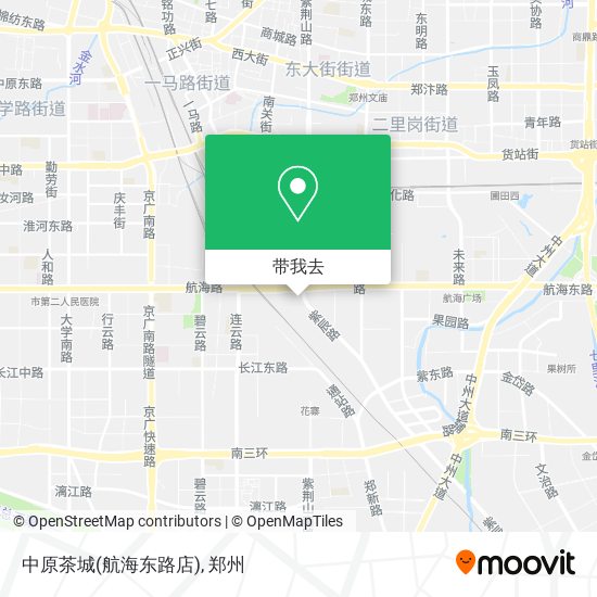 中原茶城(航海东路店)地图