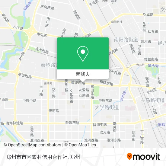 郑州市市区农村信用合作社地图