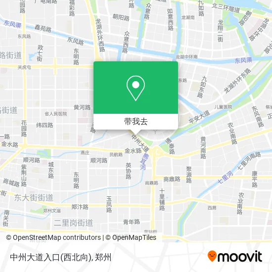 中州大道入口(西北向)地图