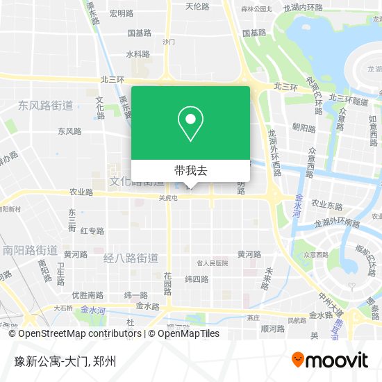 豫新公寓-大门地图