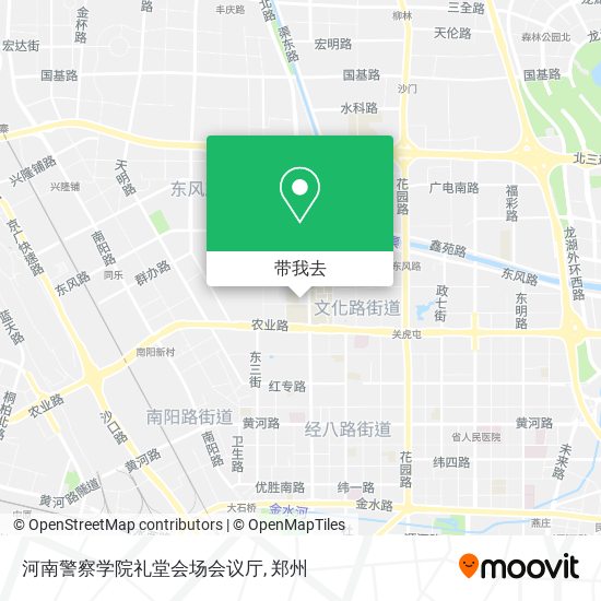 河南警察学院礼堂会场会议厅地图