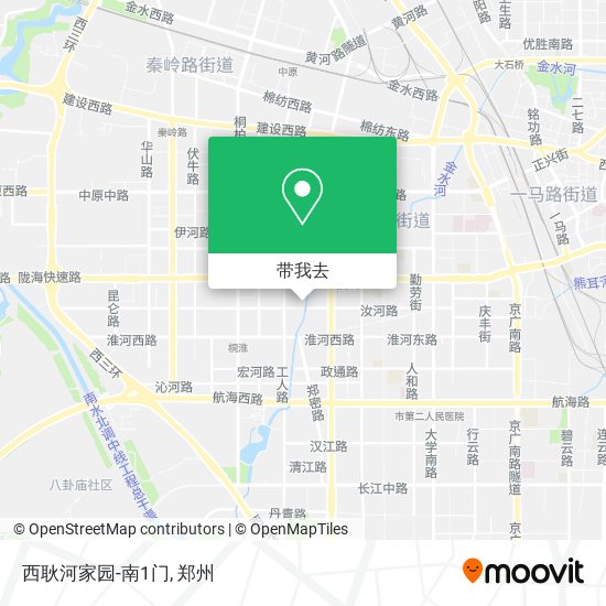 西耿河家园-南1门地图