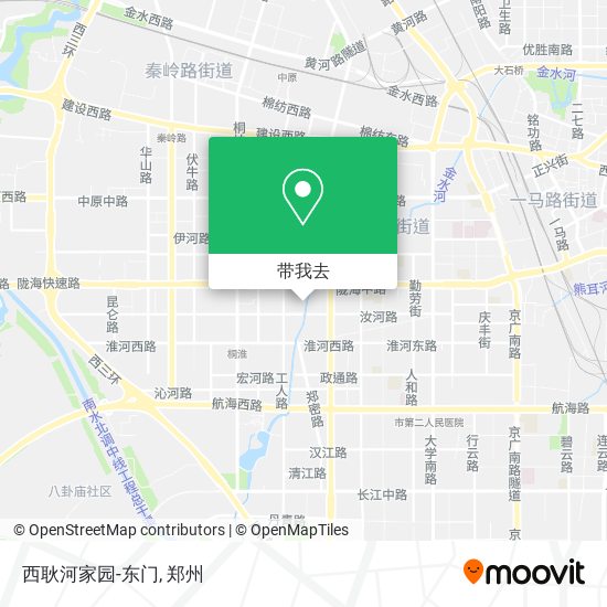 西耿河家园-东门地图
