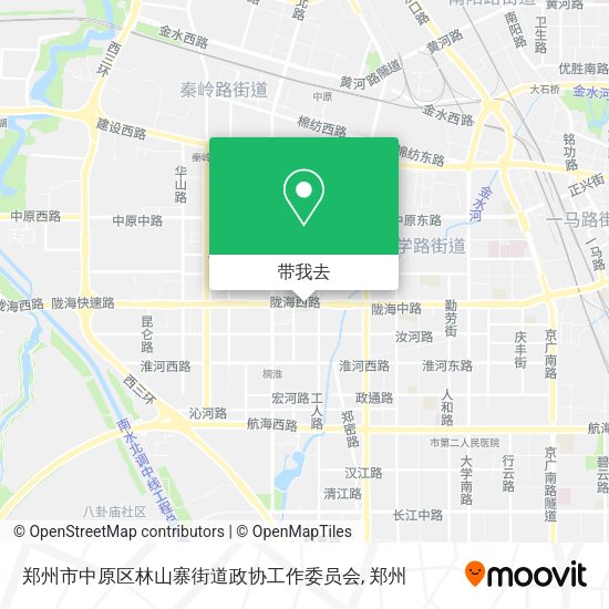 郑州市中原区林山寨街道政协工作委员会地图