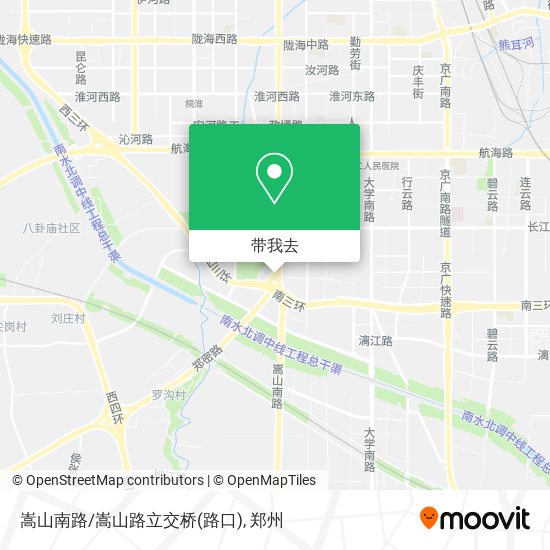 嵩山南路/嵩山路立交桥(路口)地图