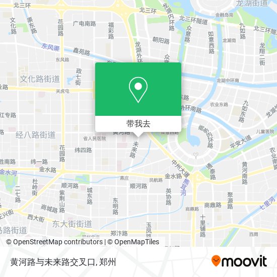 黄河路与未来路交叉口地图