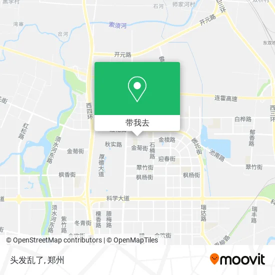 头发乱了地图