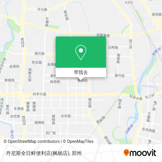 丹尼斯全日鲜便利店(枫杨店)地图