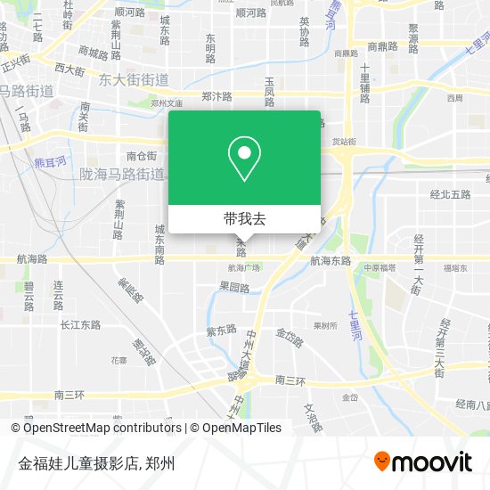 金福娃儿童摄影店地图