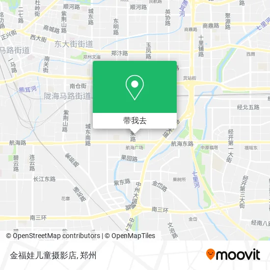 金福娃儿童摄影店地图