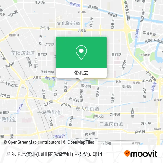 马尔卡冰淇淋(咖啡陪你紫荆山店提货)地图