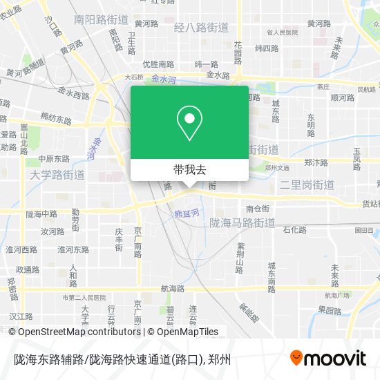陇海东路辅路/陇海路快速通道(路口)地图