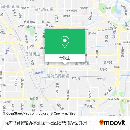 陇海马路街道办事处陇一社区微型消防站地图