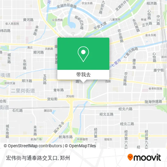 宏伟街与通泰路交叉口地图