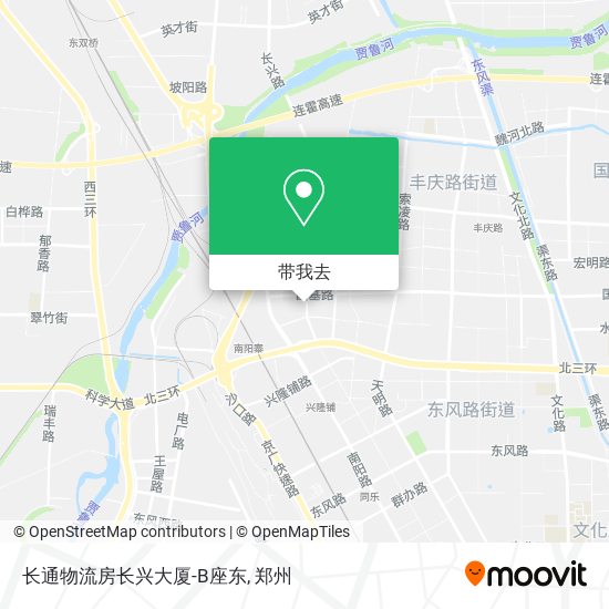 长通物流房长兴大厦-B座东地图