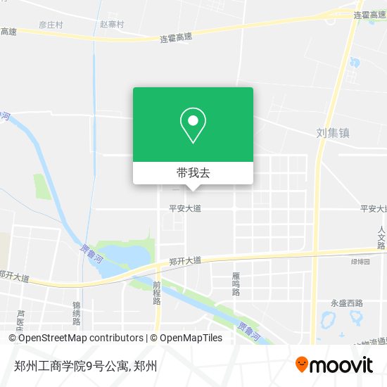 郑州工商学院9号公寓地图