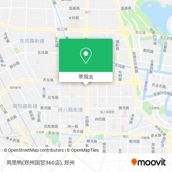 周黑鸭(郑州国贸360店)地图