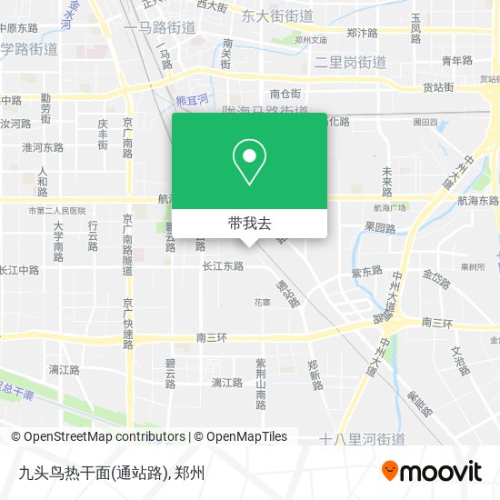 九头鸟热干面(通站路)地图