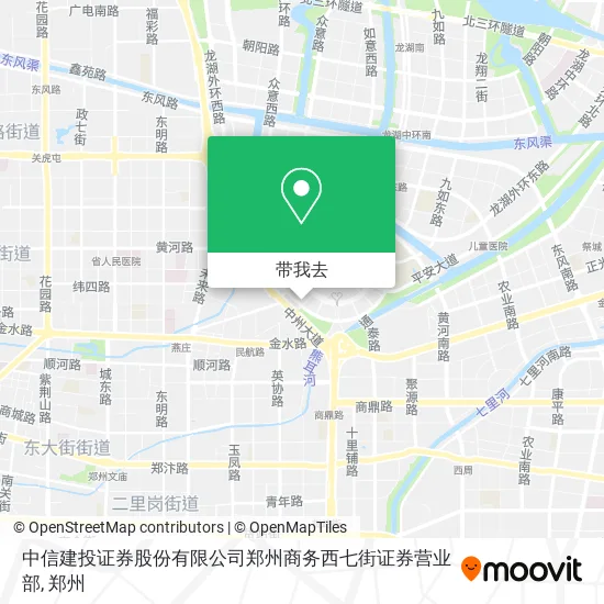 中信建投证券股份有限公司郑州商务西七街证券营业部地图
