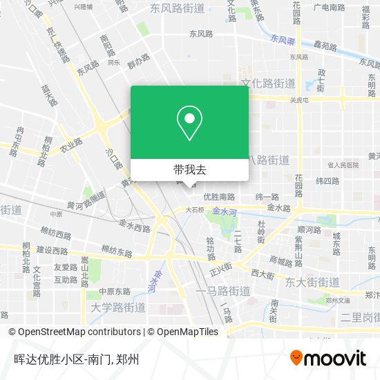 晖达优胜小区-南门地图