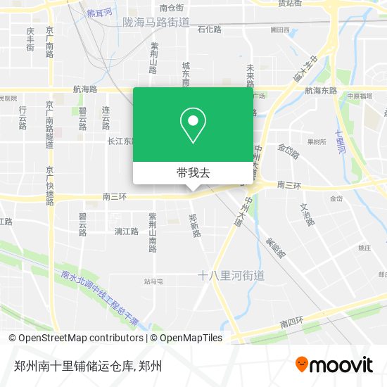 郑州南十里铺储运仓库地图