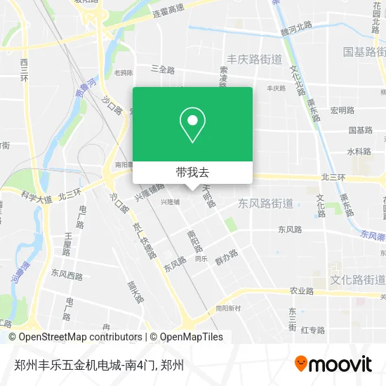 郑州丰乐五金机电城-南4门地图