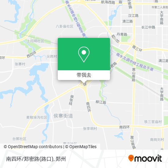 南四环/郑密路(路口)地图