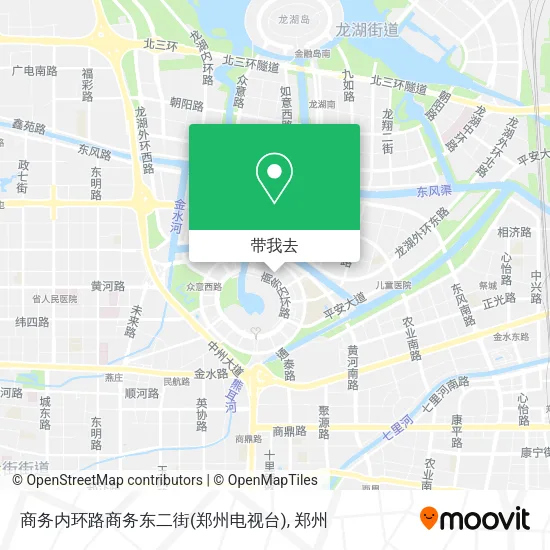 商务内环路商务东二街(郑州电视台)地图